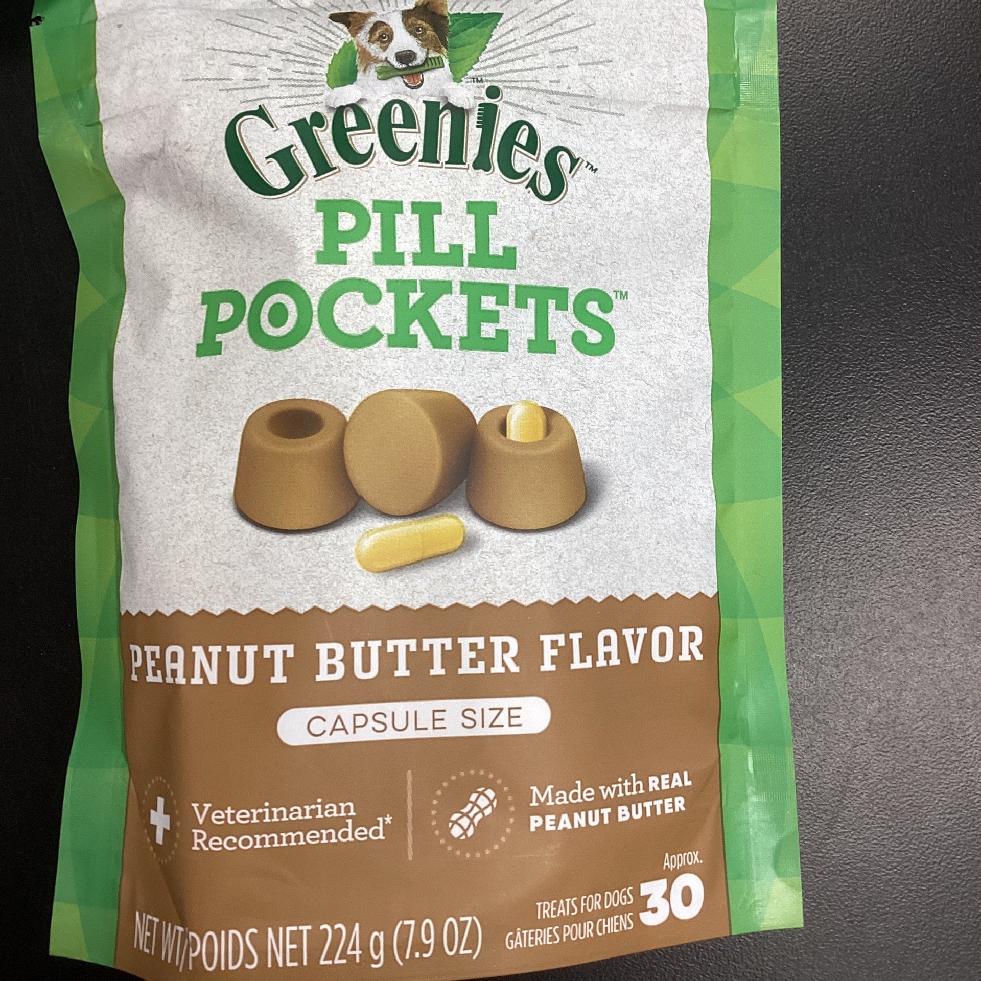 Greenies Peanut Butter Dog Pill Pockets 7.9oz Patriot Pet Supply