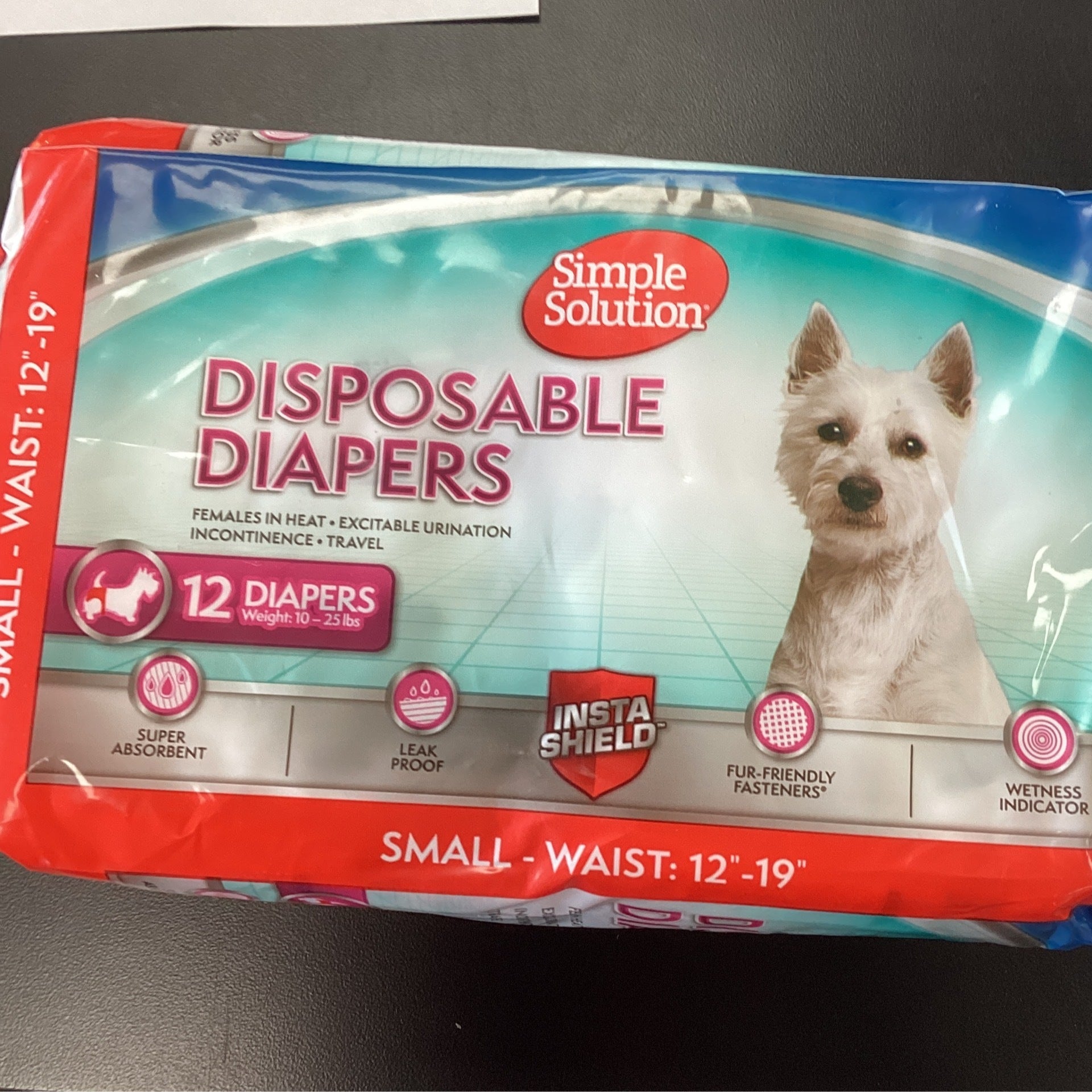 Simple solution dog top diapers