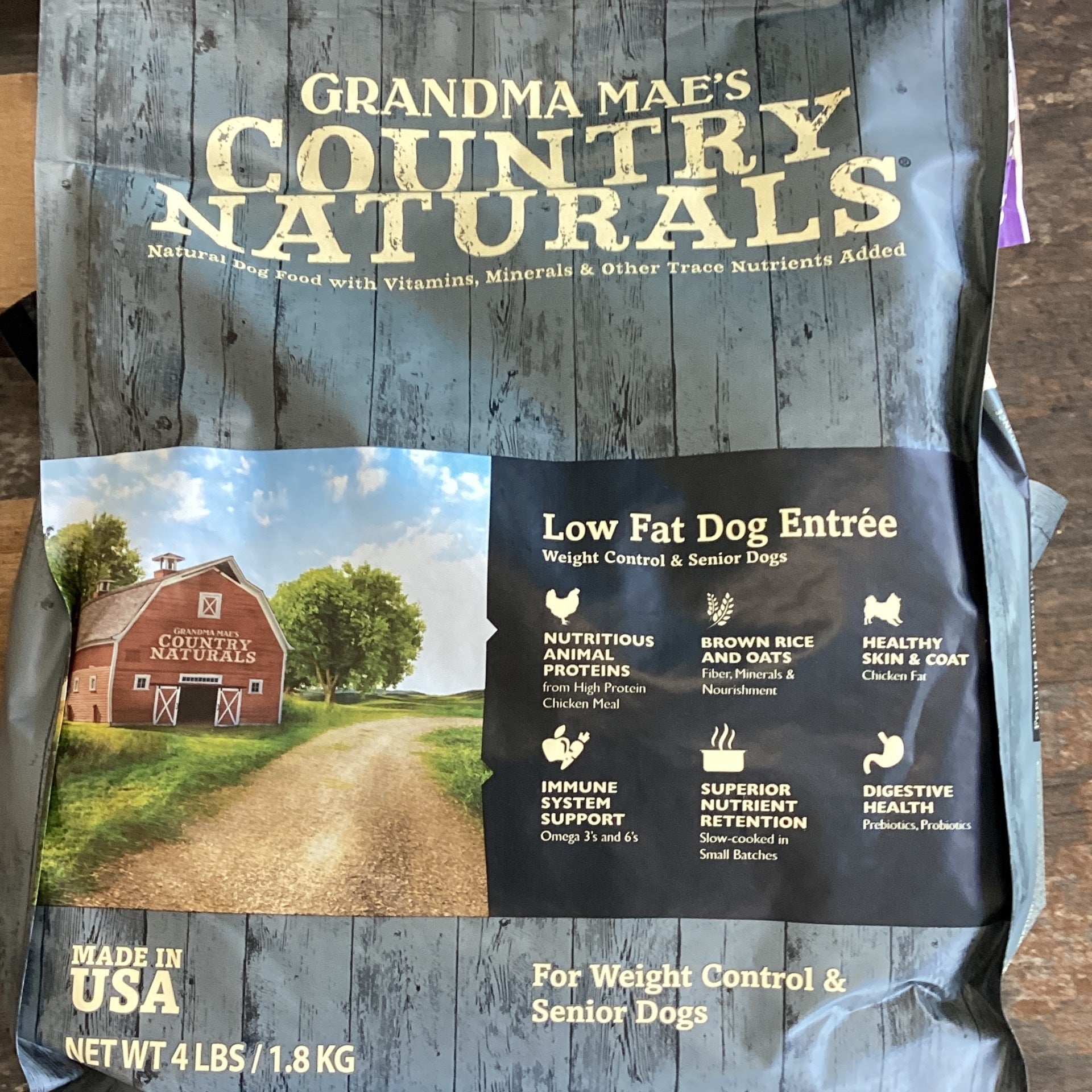 Grandma Mae s Low Fat Dog Food 4lb Patriot Pet Supply